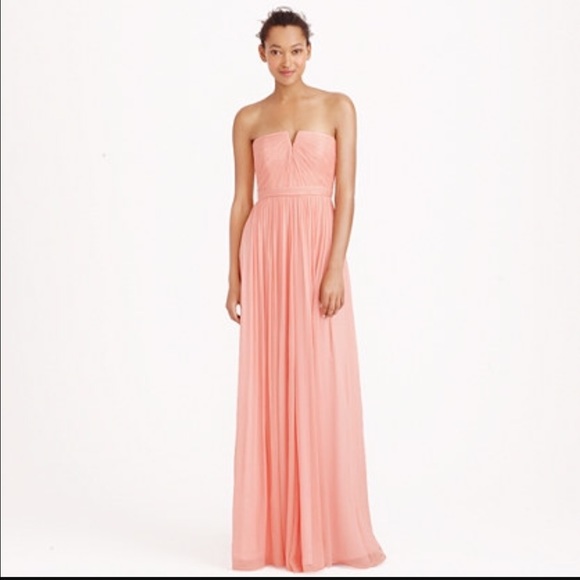 JCrew Misty Rose Sweetheart Bridesmaid Dress