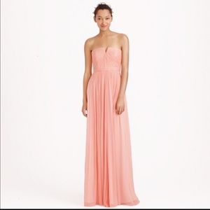 JCrew Misty Rose Sweetheart Bridesmaid Dress