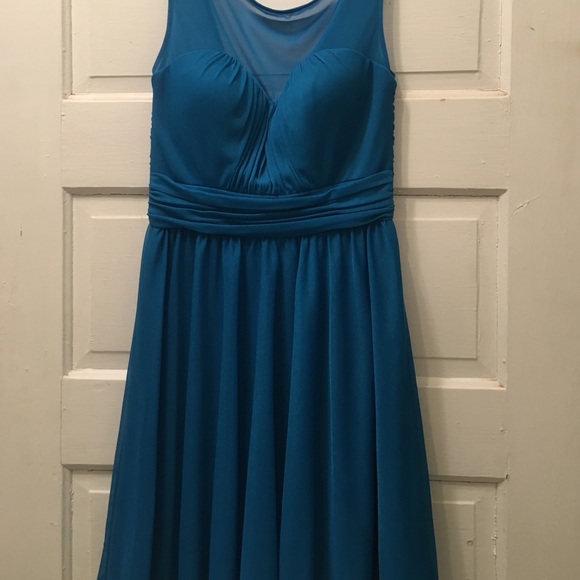 Cocktail/bridesmaid dress turquoise size 2