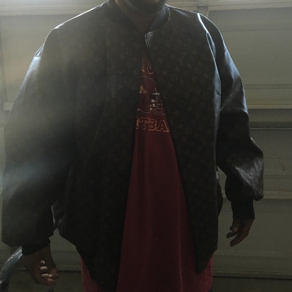 Louis Vuitton leather sports jacket