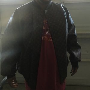 Louis Vuitton leather sports jacket