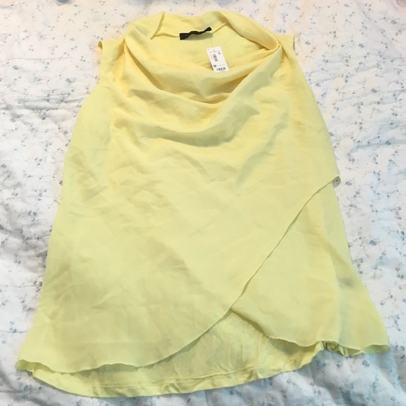 NWT The Limited drape front blouse