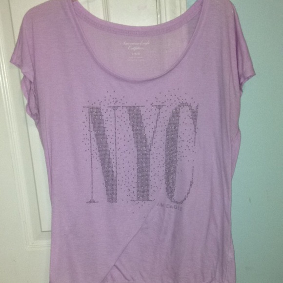 Purple "NYC" shirt