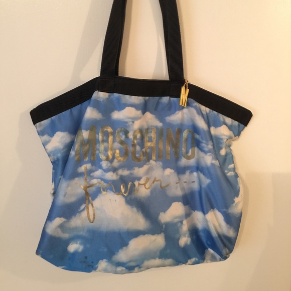 Franco Moschino Forever iconic cloud print tote - Picture 1 of 2
