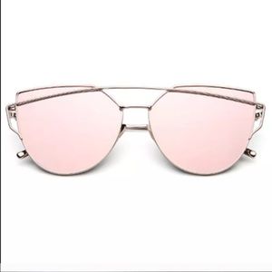NEW Pink Mirror Sunglasses