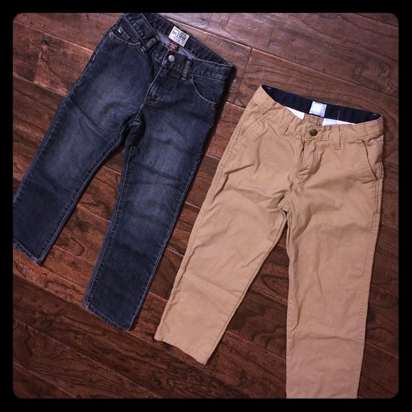 Boys Sz 6 Blue Jeans & Khakis Pants Bundle
