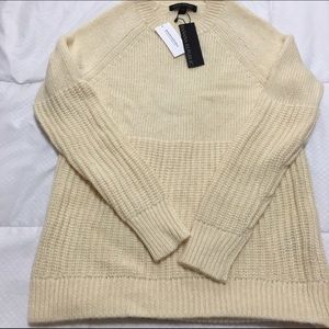 NWT Banana Republic Off White Wool Sweater.  Sz XS