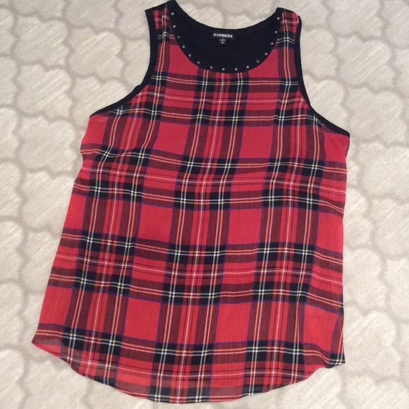 Express mixed media blouse