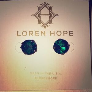Loren Hope Kaylee Studs - Emerald