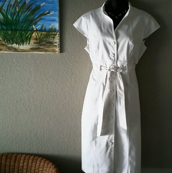 Calvin Klein Dresses & Skirts - Calvin Klein Sheath Dress White 12