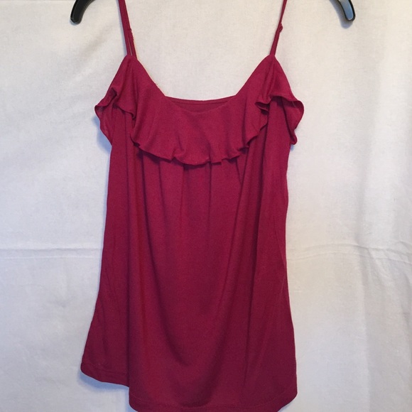 Ann Taylor Loft Cranberry Camisole
