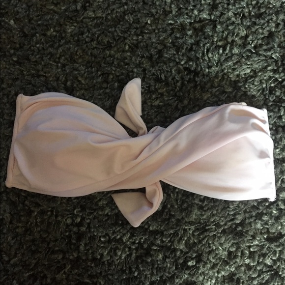 Strapless swim suit top