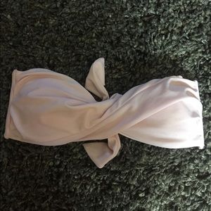 Strapless swim suit top