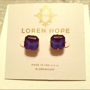 Loren Hope Sophia Studs - Cobalt
