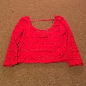 Lace crop top from forever 21