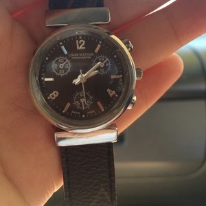 Louis Vuitton watch.