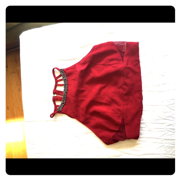 Red Hot Crop Top!