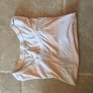 Striped pink and white shirt