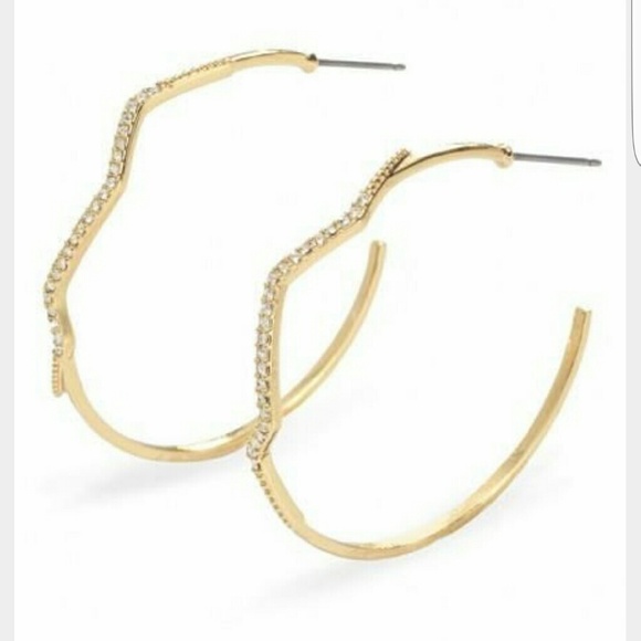 Stella and dot lightning hoops