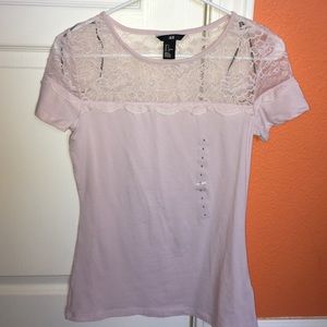 Pink H&M top