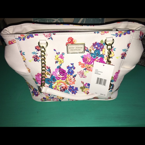 New Betsey Johnson NewYork tote handbag