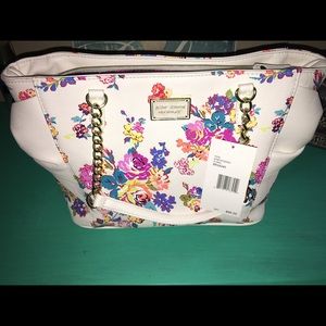 New Betsey Johnson NewYork tote handbag