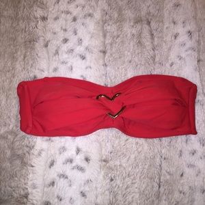Red bikini top