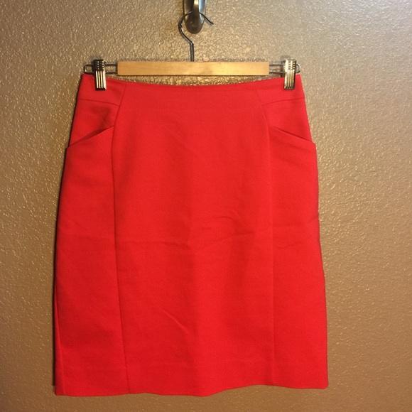 H&m red pencil skirt