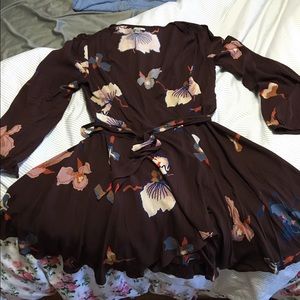 Floral Wrap Dress
