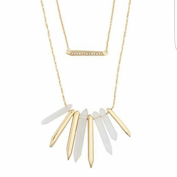 Stella and dot rebel cluster necklace