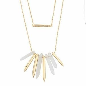 Stella and dot rebel cluster necklace