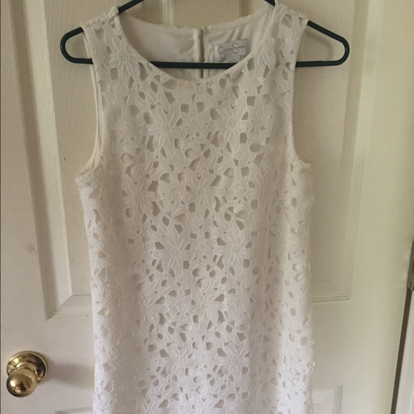Jessica Simpson White Dress
