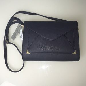 Navy blue cross body bag/clutch