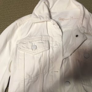 [WEEKLONG SUMMER END SALE]White Denim Jacket