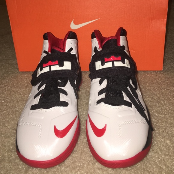 Red Black & White Lebron Soldier 7