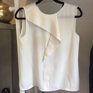 White Sleeveless ZARA Blouse White Sleeveless ZARA Blouse