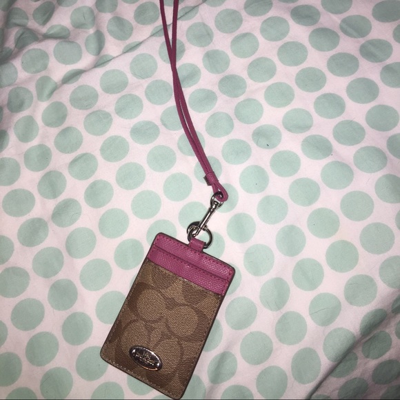 Coach lanyard