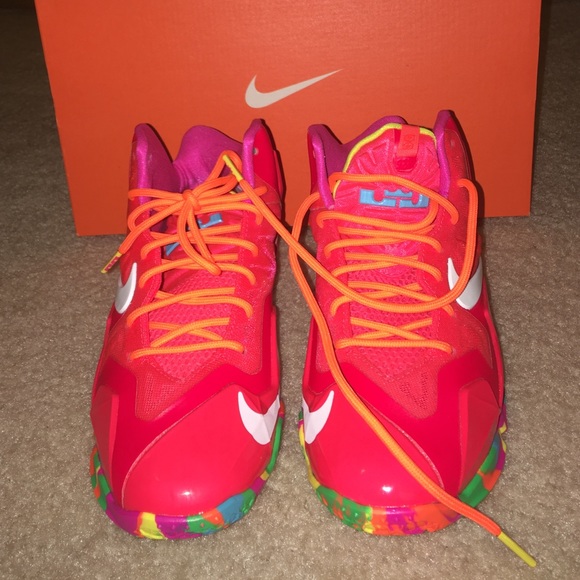 BRAND NEW NEVER WORN Lebron XI - Fruity Pebbles