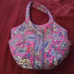 Vera Bradley Side By Side Tote- Boysenberry