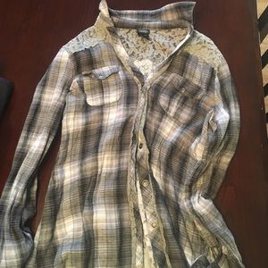 Vanity button up long sleeve