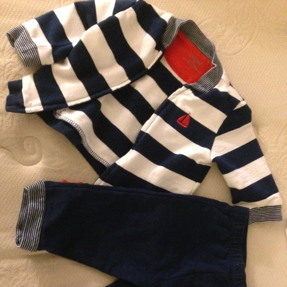 Little Me baby boy nautical outfit 6 month