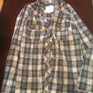 Maurice's long sleeve button down NWOT