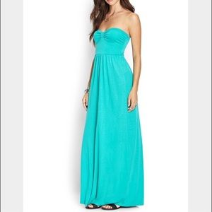 Brand new teal maxi dress
