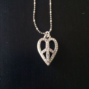 Brighton Heart Peace Sign Necklace
