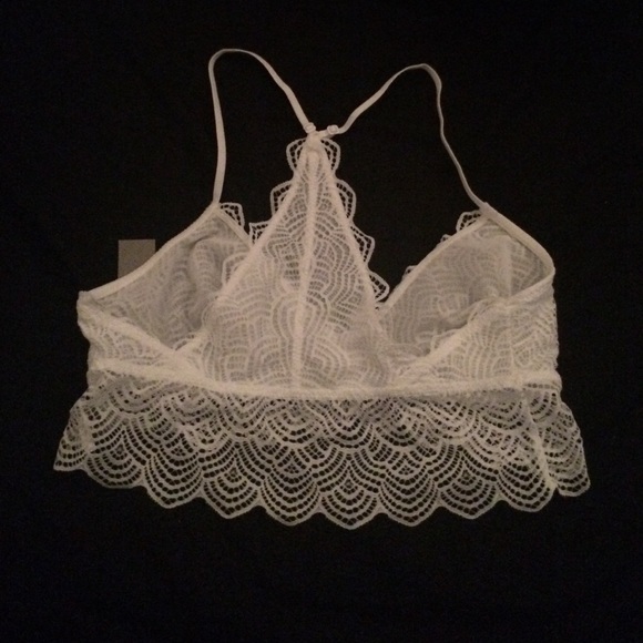 Lace Hi-Low Bralette - Picture 2 of 2