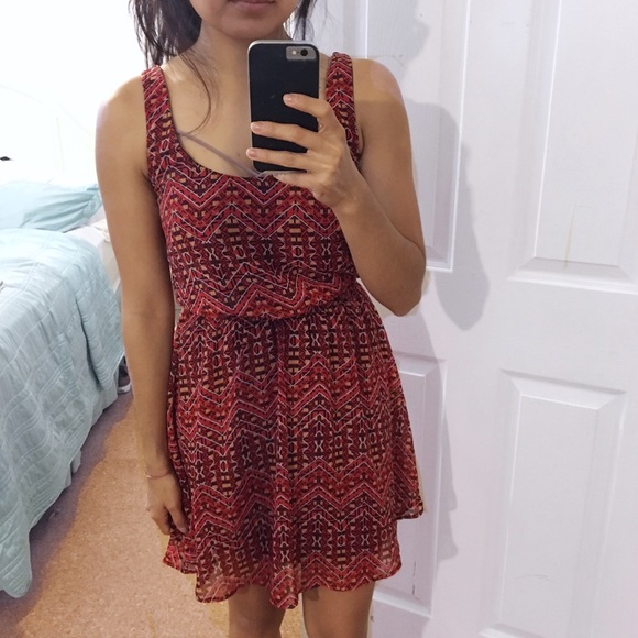 Boho Skater Skirt Dress - Picture 1 of 2