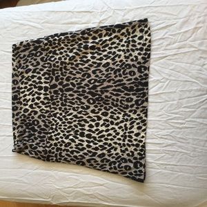 Leopard Print mini skirt