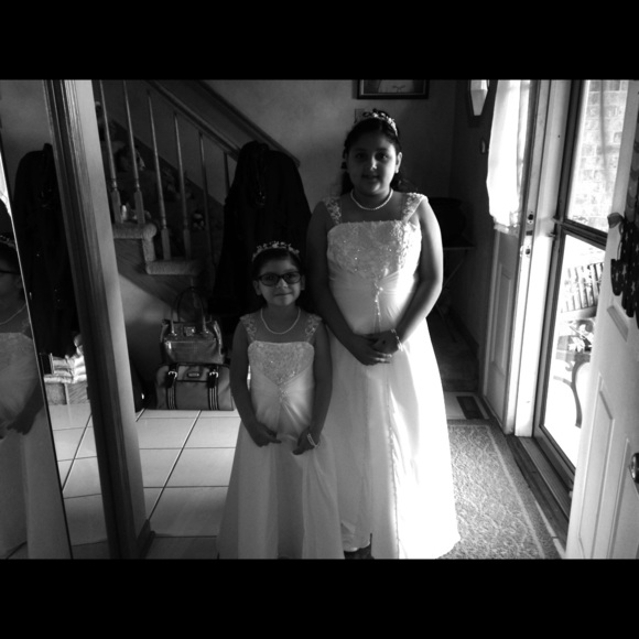 David's Bridal Flower Girl Dress