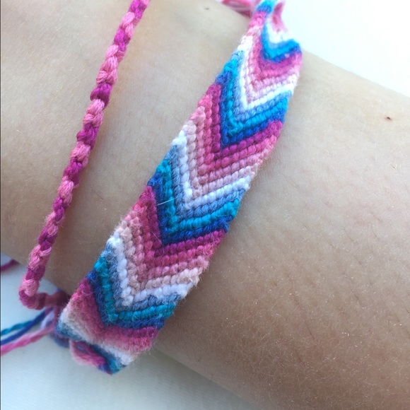 homemade friendship bracelets!