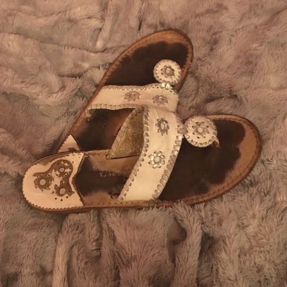 White & Silver jack Roger sandals💗💗